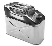 Winchmax Jerry Can 10Ltr Polished Stainless Steel Fuel Petrol Diesel Oil Water