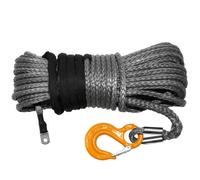 Winchmax Premium Quality Synthetic Winch Rope 30M X 12mm, Screw Fix. Competition Hook.