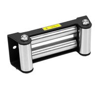 Winchmax Roller Fairlead, Large, Military Grade, Matt Black. Stainless Steel Rollers.