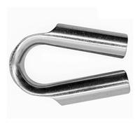 Winchmax Tubular Rope Thimble (Pair) Stainless Steel For 10-12mm Diameter Winch Rope.