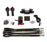 WINCHMAX Wireless Hydraulic Winch Installation Kit Valve Hoses Control Gear 24v