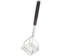 Winco 4.5-Inch by 17.75-Inch Square Potato Masher with Poly Propylene Handle