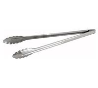 Winco Coiled Spring Heavyweight Stainless Steel Utility Tong, 16-Inch