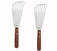Winco Fish Spatula with Wooden Handle