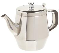 Winco Gooseneck Teapot, 32-Ounce,Stainless Steel,Medium