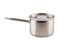 Winco Heavy-Duty Stainless Steel Sauce Pan with Cover, 4.5 Quart