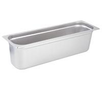 Winco SPJH-6HL, 6-Inch Half-Long Anti-Jam Steam Pan, 22 Gauge Stainless Steel Sheet Pan, Serving Hotel Pan, NSF