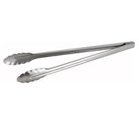 Winco Stainless Steel UT-16HT Coiled Spring Extra Heavyweight Utility Tong, 16-Inch