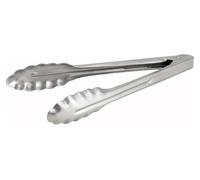 Winco Stainless Steel UT-9HT Coiled Spring Extra Heavyweight Utility Tong, 9-Inch