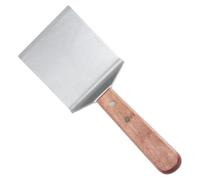 Winco TN46 Blade Steak/Burger Turner4-Inch by 3.75-Inch, Medium, Stainless Steel, Brown, M