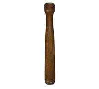 Winco Wooden Muddler, Lacquered Walnut, Brown, Medium