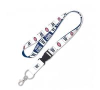 WinCraft CHICAGO CUBS "W" LANYARD W/DETACHABLE BUCKLE 1" Blue, White