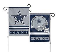 Wincraft Dallas Cowboys Polyester 12"X18" 2 SIDED Garden Yard Wall Flag