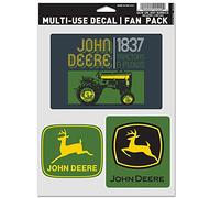 WinCraft John Deere 3 Pack Multi-USE Decals 5.5X7.75 Tractor