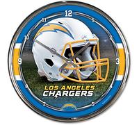 WinCraft Los Angeles Chargers Chrome Wall Clock