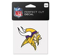 WinCraft Minnesota Vikings Logo Die Cut 4x4 Decals