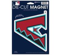 WinCraft MLB Arizona Diamondbacks Die Cut Logo Magnet, 6.25" x 9"