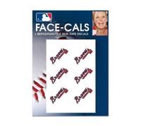 Wincraft MLB Atlanta Braves Face Tattoos, Team Colors, One Size