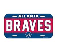 WinCraft MLB Atlanta Braves License Plate