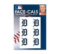 Wincraft MLB Detroit Tigers Face Tattoos, Team Colors, One Size