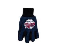 WinCraft MLB Minnesota Twins Two-Tone Gloves, Blue/Black