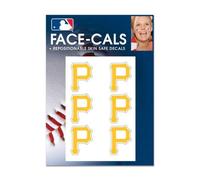 Wincraft MLB Pittsburgh Pirates Face Tattoos, Team Colors, One Size