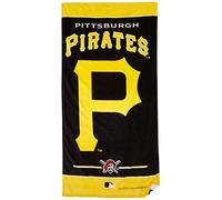 WinCraft MLB Pittsburgh Pirates Fiber Beach Towel, 9lb/30 x 60