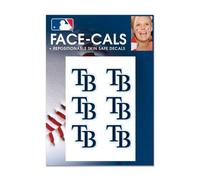 Wincraft MLB Tampa Bay Rays Face Tattoos, Team Colors, One Size