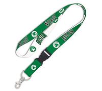 WinCraft NBA Boston Celtics Premium Lanyard Keychain, 20 inches Long, 1 inch Wide, Green, 22 inches long