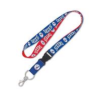 WinCraft NBA Philadelphia 76ers Lanyard with Detachable Buckle