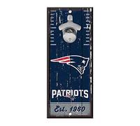 WinCraft New England Patriots NFL Bottle Opener Sign