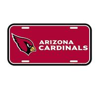 WinCraft NFL Arizona Cardinals License Plate, Team Color, One Size