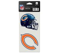 Wincraft NFL Chicago Bears 47559011 Perfect Cut Decal (Set of 2), 4" x 4"