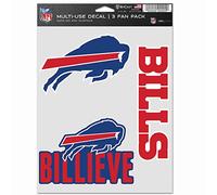 Wincraft NFL Decal Sticker Multi Use Set 20x15cm - Buffalo Bills