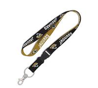 WinCraft NFL Jacksonville Jaguars Lanyard with Detachable Buckle, 3/4"