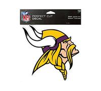 WinCraft NFL Minnesota Vikings Die-Cut Color Decal, 8"x8", Team Color