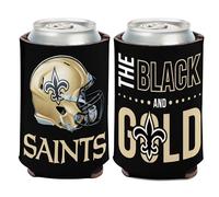 Wincraft NFL New Orleans Saints 2-Sided 12oz Neoprene Slogan Can Cooler