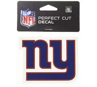 WinCraft NFL New York Giants 63059011 Perfect Cut Color Decal, 4" x 4", Black