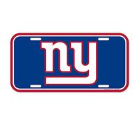 Wincraft NFL New York Giants License Plate, Team Color, One Size