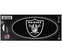 Wincraft NFL Oakland Raiders WCR07555014 Chrome Decal, 3" x 7"
