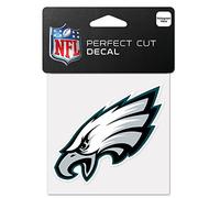 Wincraft NFL Philadelphia Eagles 63062011 Perfect Cut Color Decal, 4" x 4", Black