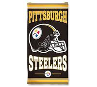 Wincraft NFL Pittsburgh Steelers Fiber Beach Towel, 9lb/30 x 60