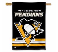 WinCraft Pittsburgh Penguins Two Sided House Flag