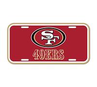 WinCraft San Francisco 49ers Team Logo Plastic License Plate