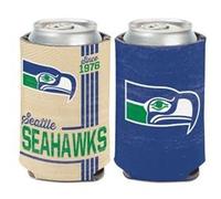 WinCraft Seattle Seahawks Can Cooler Vintage Design