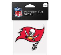 WinCraft Tampa Bay Buccaneers 4'' x 4'' Color Perfect Cut Decal