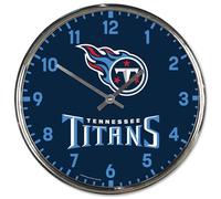 WinCraft Tennessee Titans Chrome Wall Clock