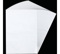 Wincredulous 50 Sheets Carbon Transfer Tracing Paper, Thick Quality Tracing Transfer Paper, Graphic Transfer tracing Papers for Metal, Wood, Paper, Glass, Carving(21x29.7cm) (White)