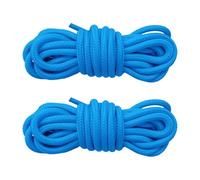 WINCUR 4 Pack Round Shoelaces, 0.14" Width Polyester Braided Sneaker laces for Sneakers Boots,Hiking Athletic Sport Shoes, Light Blue, 90cm/35"