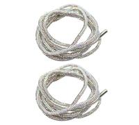 WINCUR Rhinestone Glitter Ropes, Bling Sparkly Shiny Diamond Shoe Laces Strings for Sneakers,Hoodie String Shoelaces 2 Pcs, Ab Color, 100cm/39"